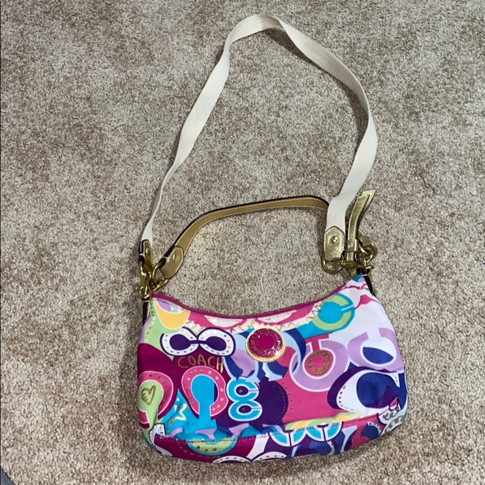 Coach purse- multicolored